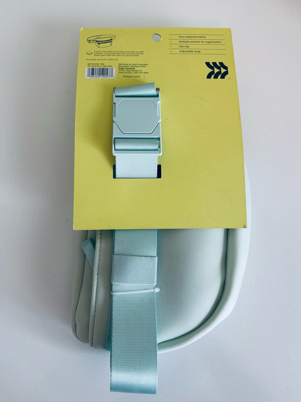 NWT All In Motion Muti-Functional Belt Travel Bag-Light Blue-Water Resistant - Picture 4 of 4
